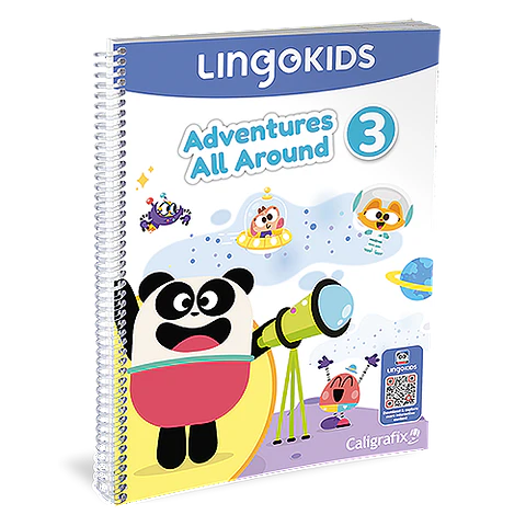 Lingokids 3 Adventures All Around Caligrafix