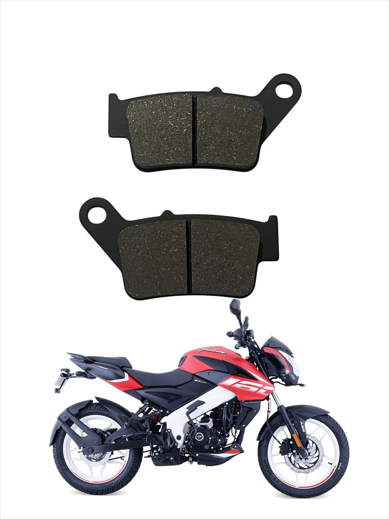 Pastilla Freno Trasera Bajaj Ns160 - Ns150 - 150Td - N250 3