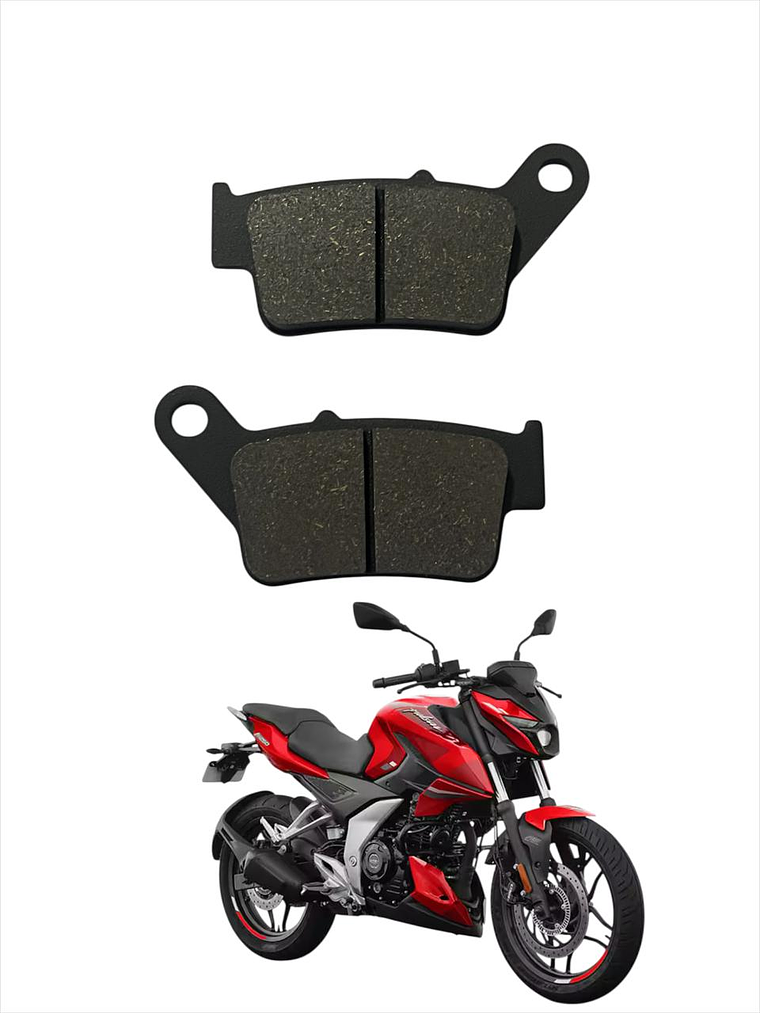 Pastilla Freno Trasera Bajaj Ns160 - Ns150 - 150Td - N250 4