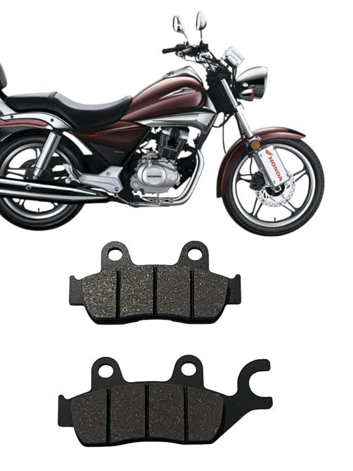 Pastillas Frenos Delantero Honda Shadow - Cb190 - Cb1  3