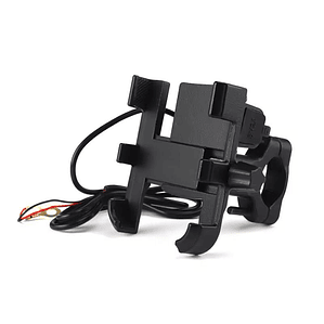 Porta Teléfono Al Manubrio Con Cargador USB 5v 