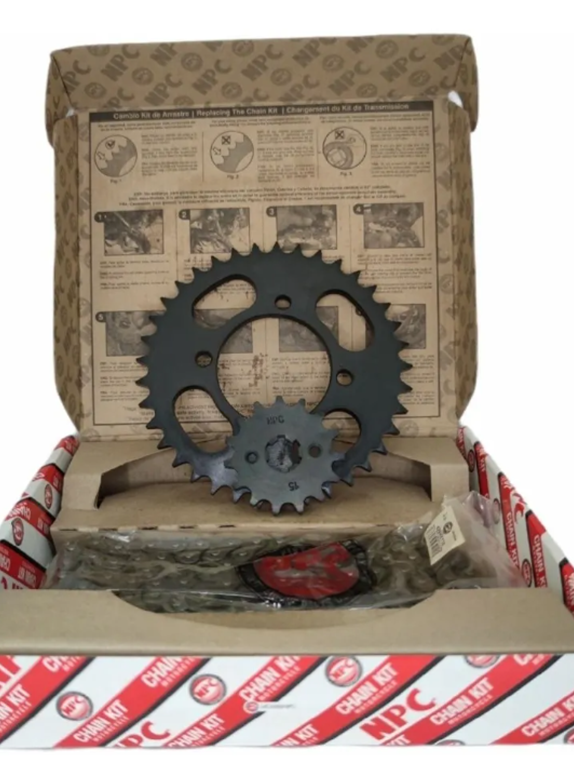 Kit De Tracción Yamaha T110 Crypton Japonés Npc 37t/15d  1