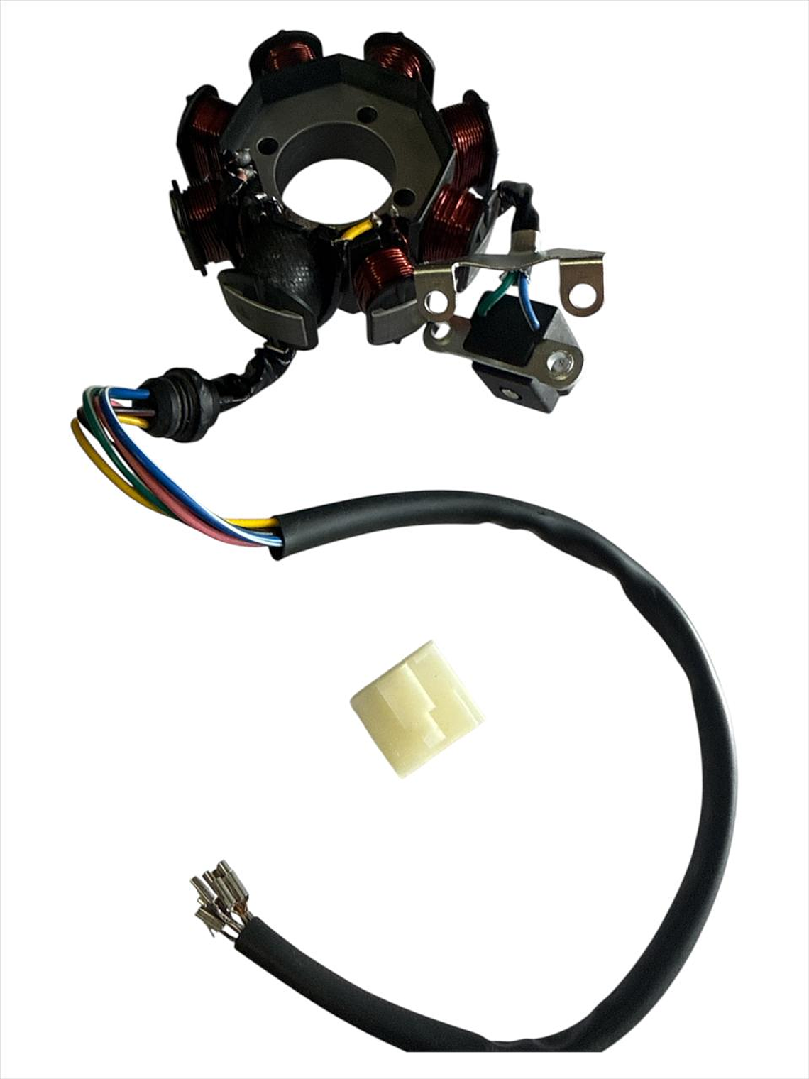 Estator Honda Cg 125 - 150 - China  8 bobinas  1