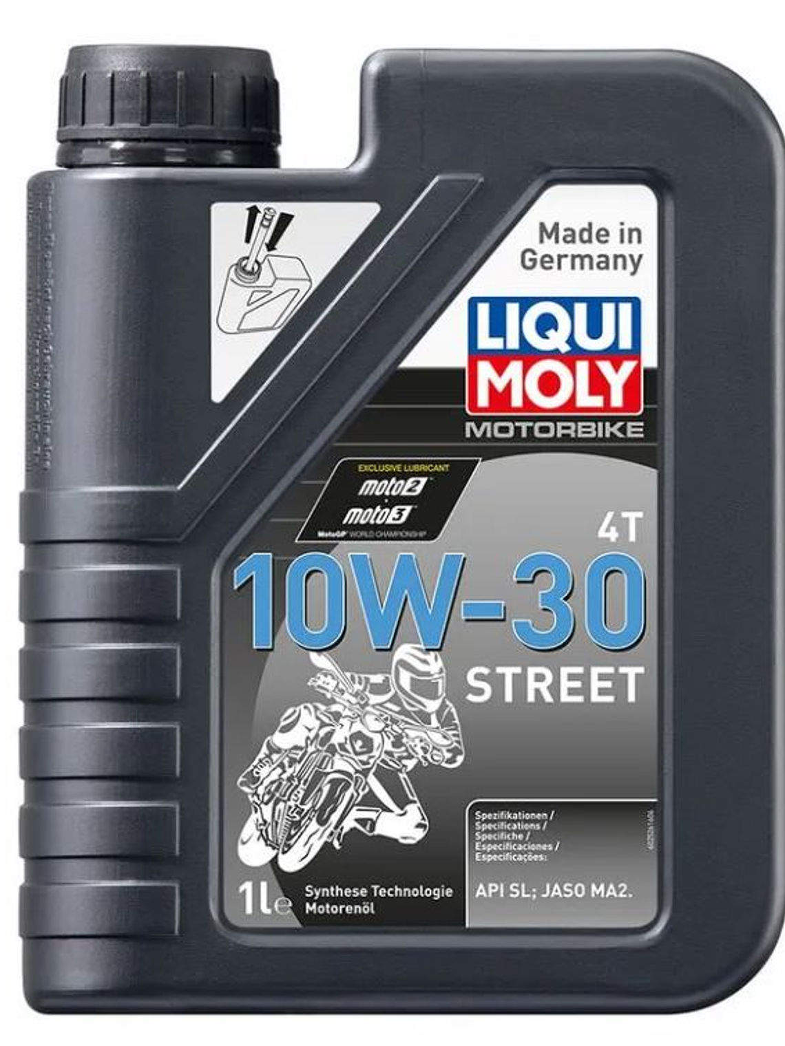 Aceite Liqui moly 10w30 street  4t 1