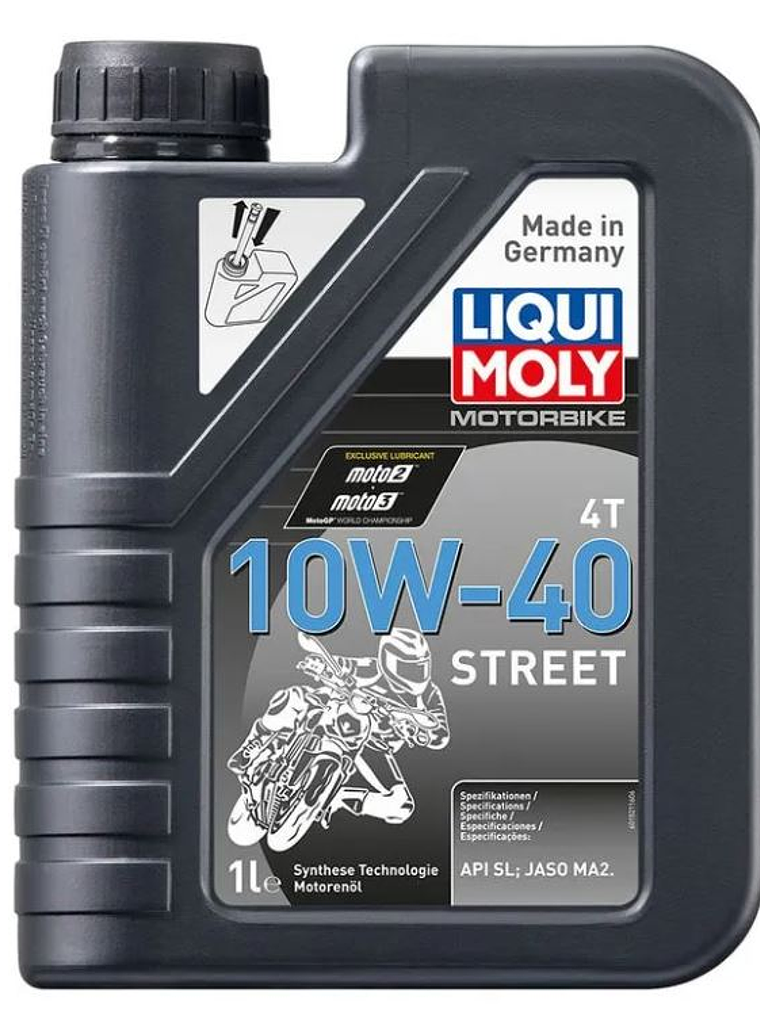 Aceite Liqui moly 10w40 street  4t 1