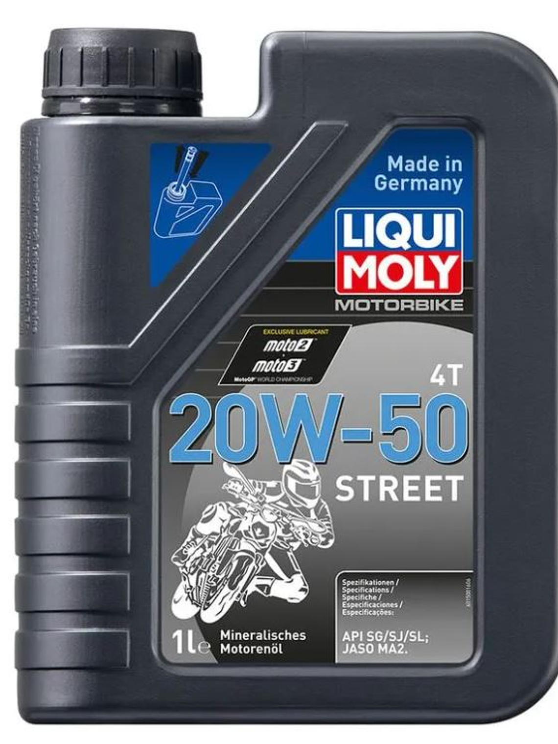 Aceite Liqui moly 20w50 street  4t 1