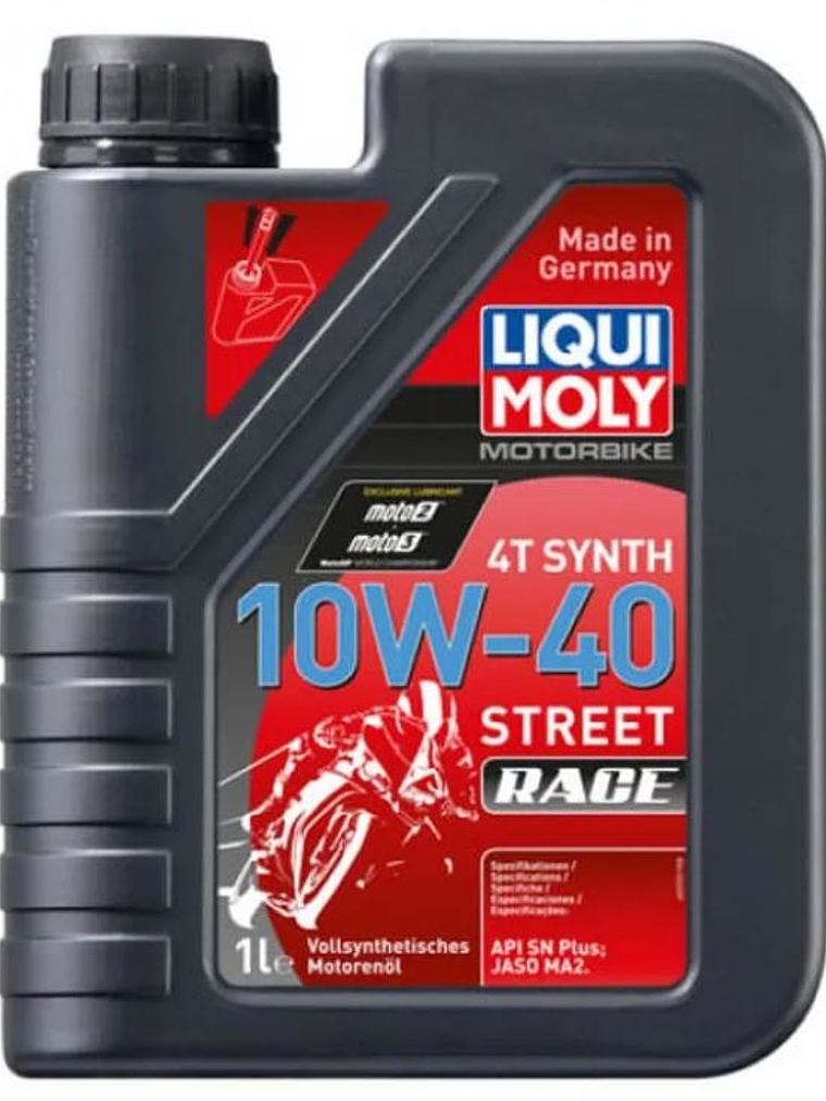 Aceite Liqui moly 10w40 Street  Race 4t 1