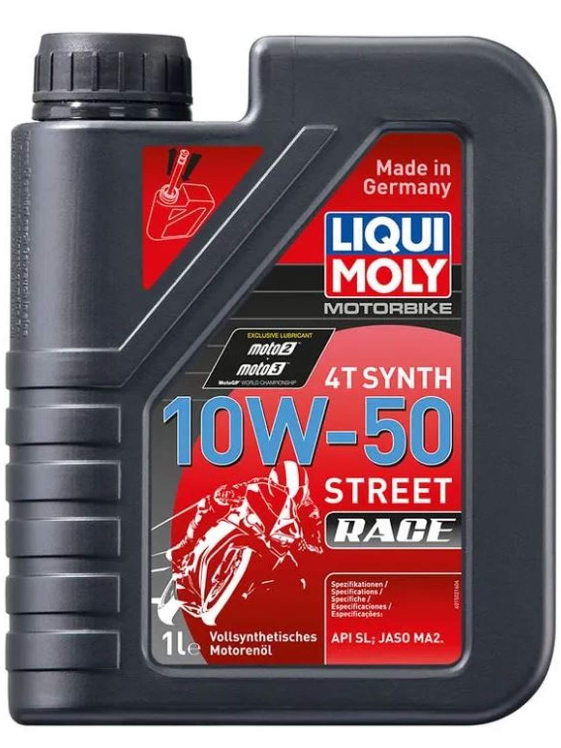 Aceite Liqui moly 10w50 Street  Race 4t 1