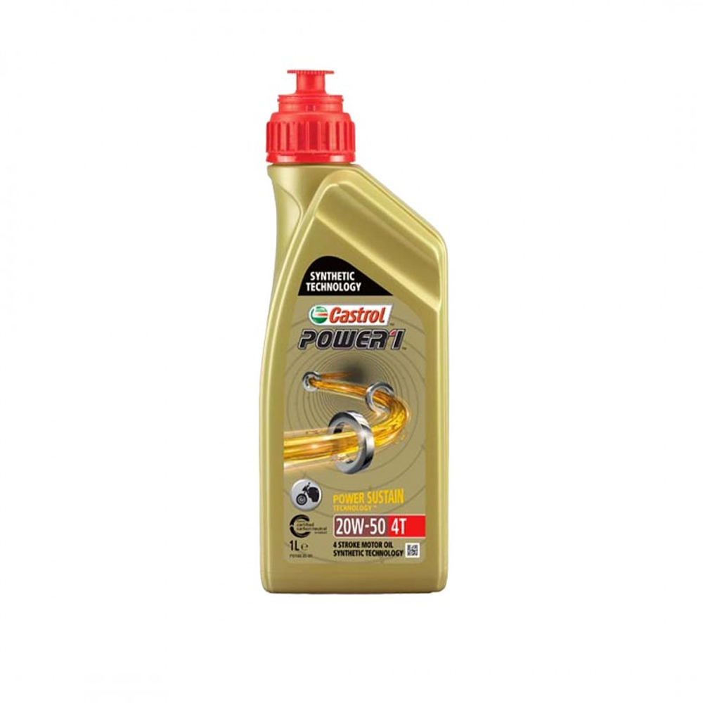 Aceite Castrol Power1 Sintético 4T 20W50 (1lt)