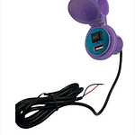 Cargador Usb 1.5 amp  Morado