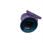 Cargador Usb 1.5 amp  Morado