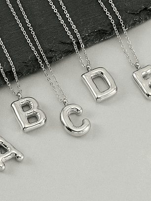 Cadenas Inicial (L, M) Plateada