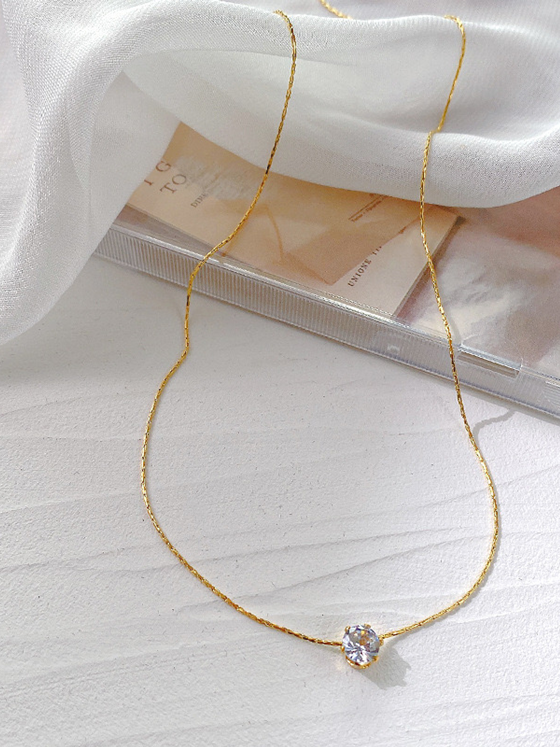 Collar Punto De Luz (Dorado Y Plateado) 3