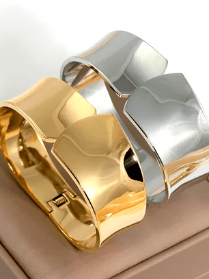 Brazalete Ancho (Dorado, Plateado)