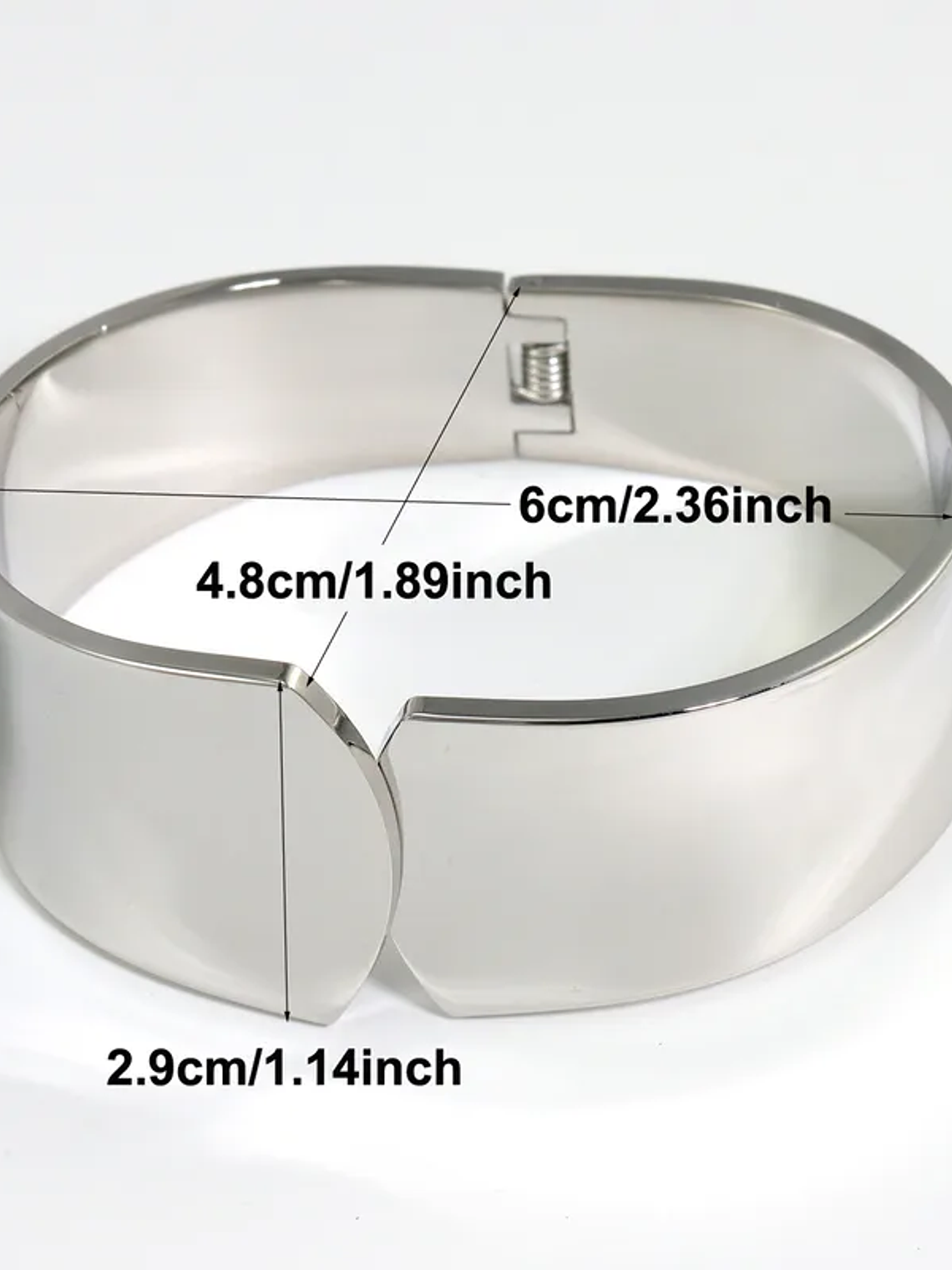 Brazalete Ancho (Dorado, Plateado) 2