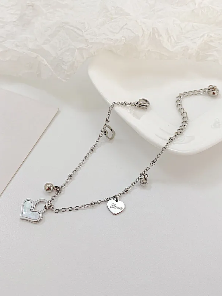 Pulsera Multi Dijes (Plateada) 1