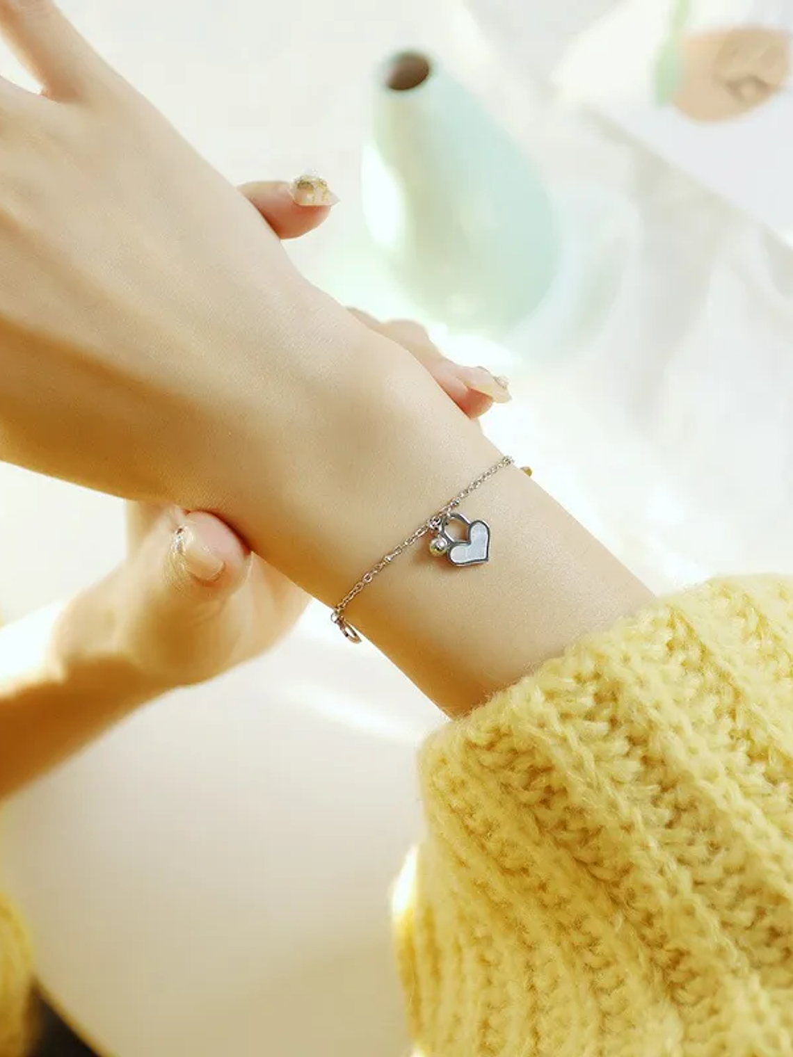 Pulsera Multi Dijes (Plateada) 2