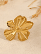 Anillo Ajustable Flor (Dorado) - Miniatura 2