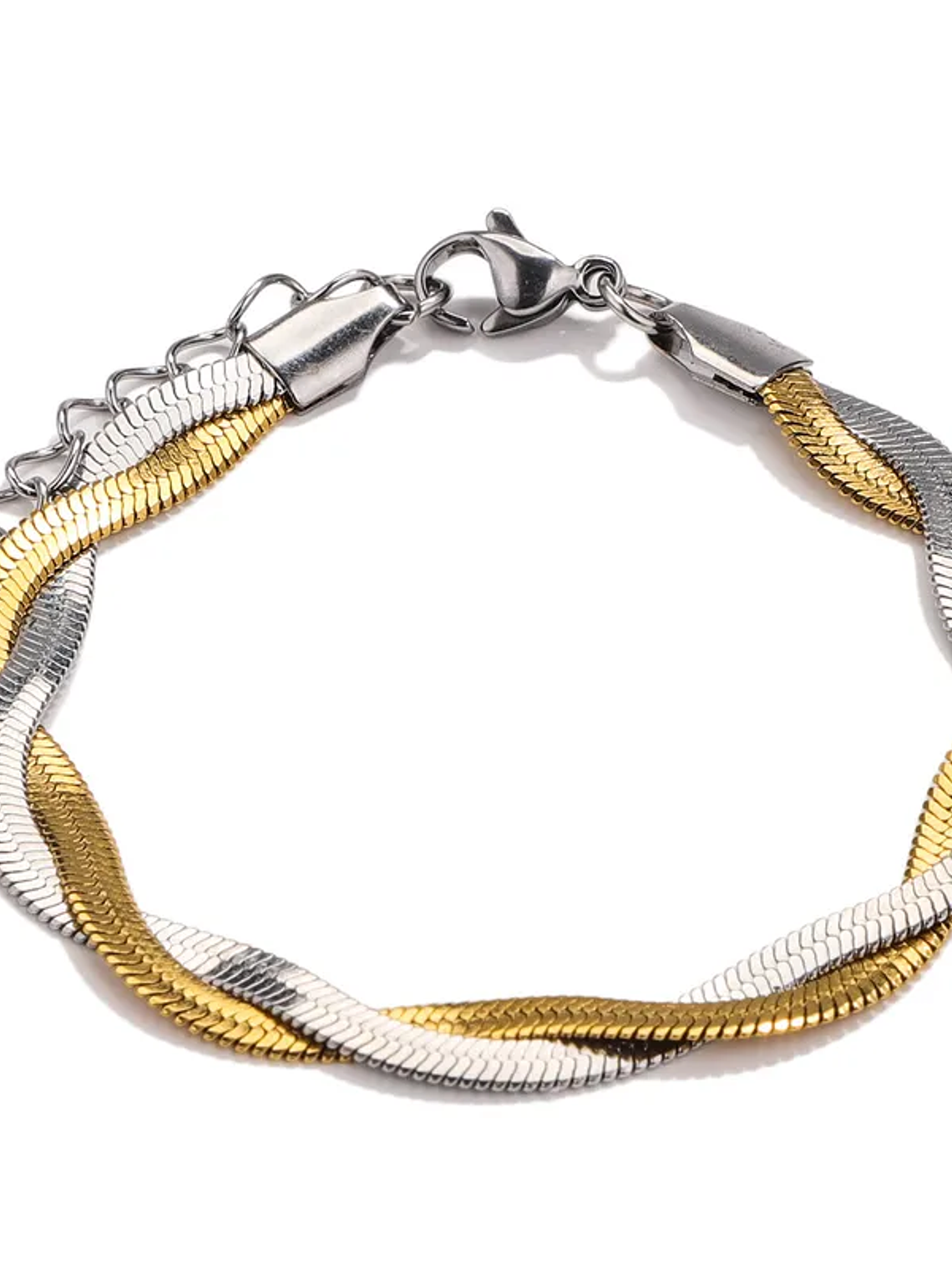 Pulsera Hueso De Serpiente Bicolor 1