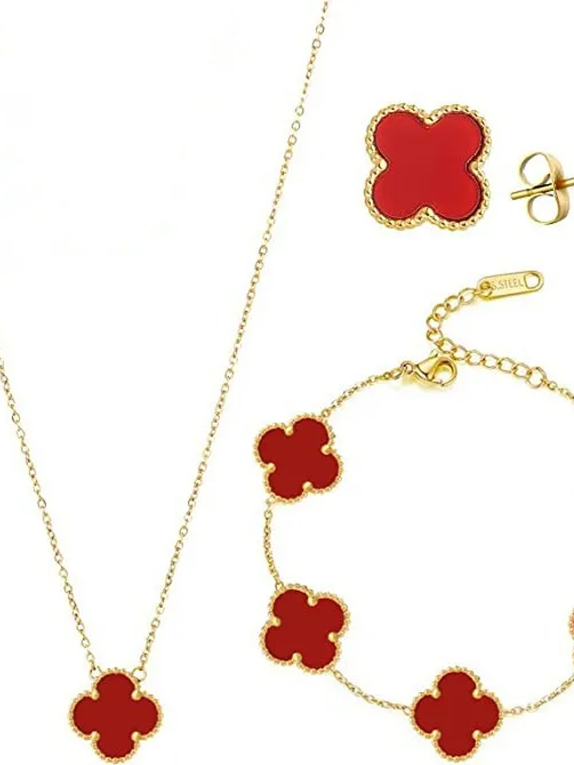 Juego Estilo Van Cleef (Rojo) 2