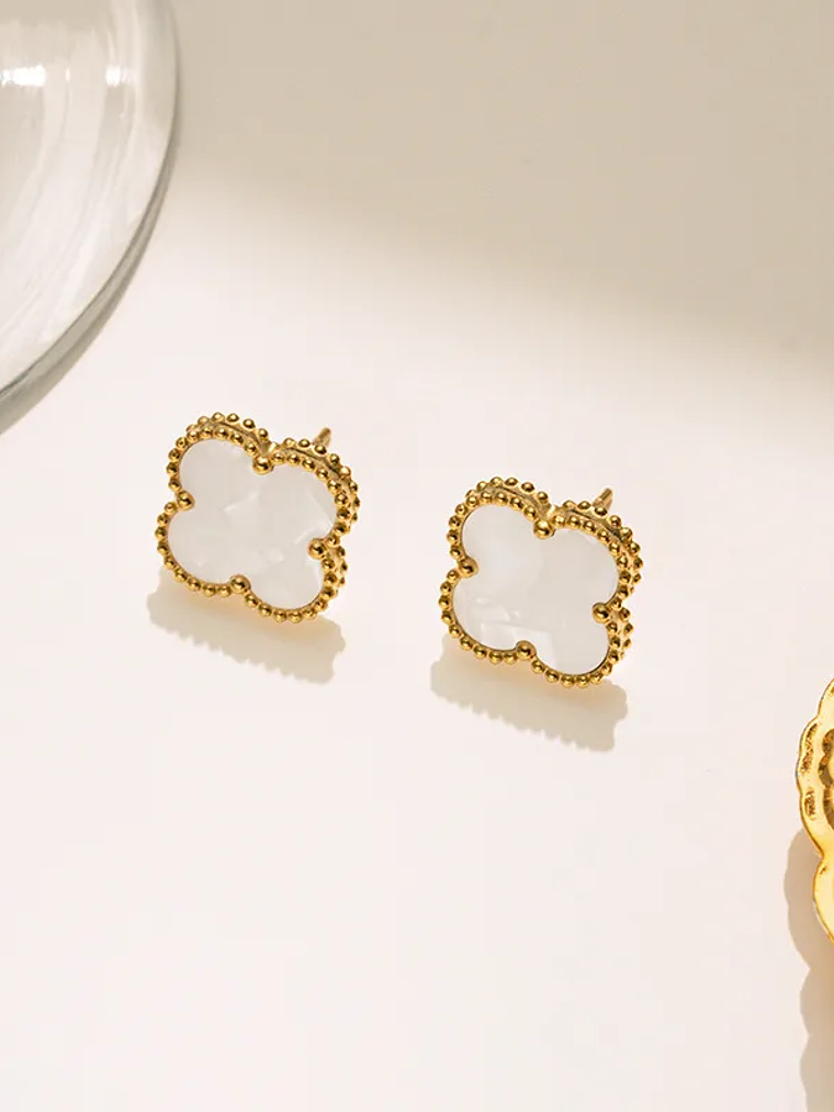 Aros Tipo Van Cleef (Rojo, Negro, Blanco) 13mm 1