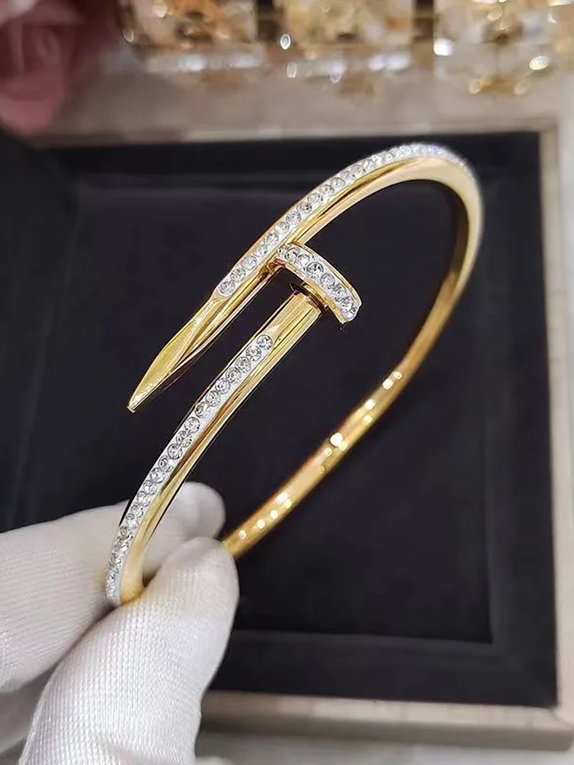 Brazalete Juste un Clou  (Dorado, Plateado) 1