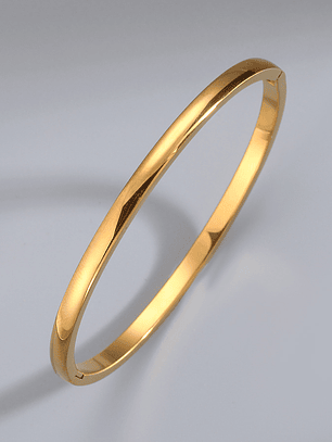 Brazalete Liso Dorado