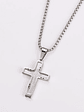 Cadena Cruz Caballero (Dorado, Plateado) - Miniatura 3