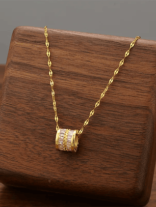 Cadena Cilindro (Dorado, Plateado)