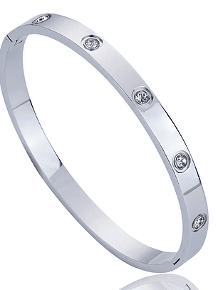 Brazalete Clasico Circones (Dorado, Plateado)