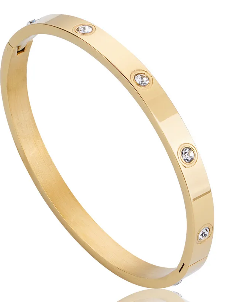 Brazalete Clasico Circones (Dorado, Plateado) 2