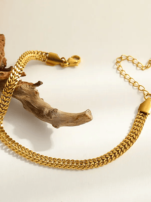 Pulsera Eslabones Planos 