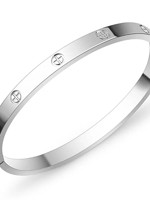 Brazalete Cruz De Plata