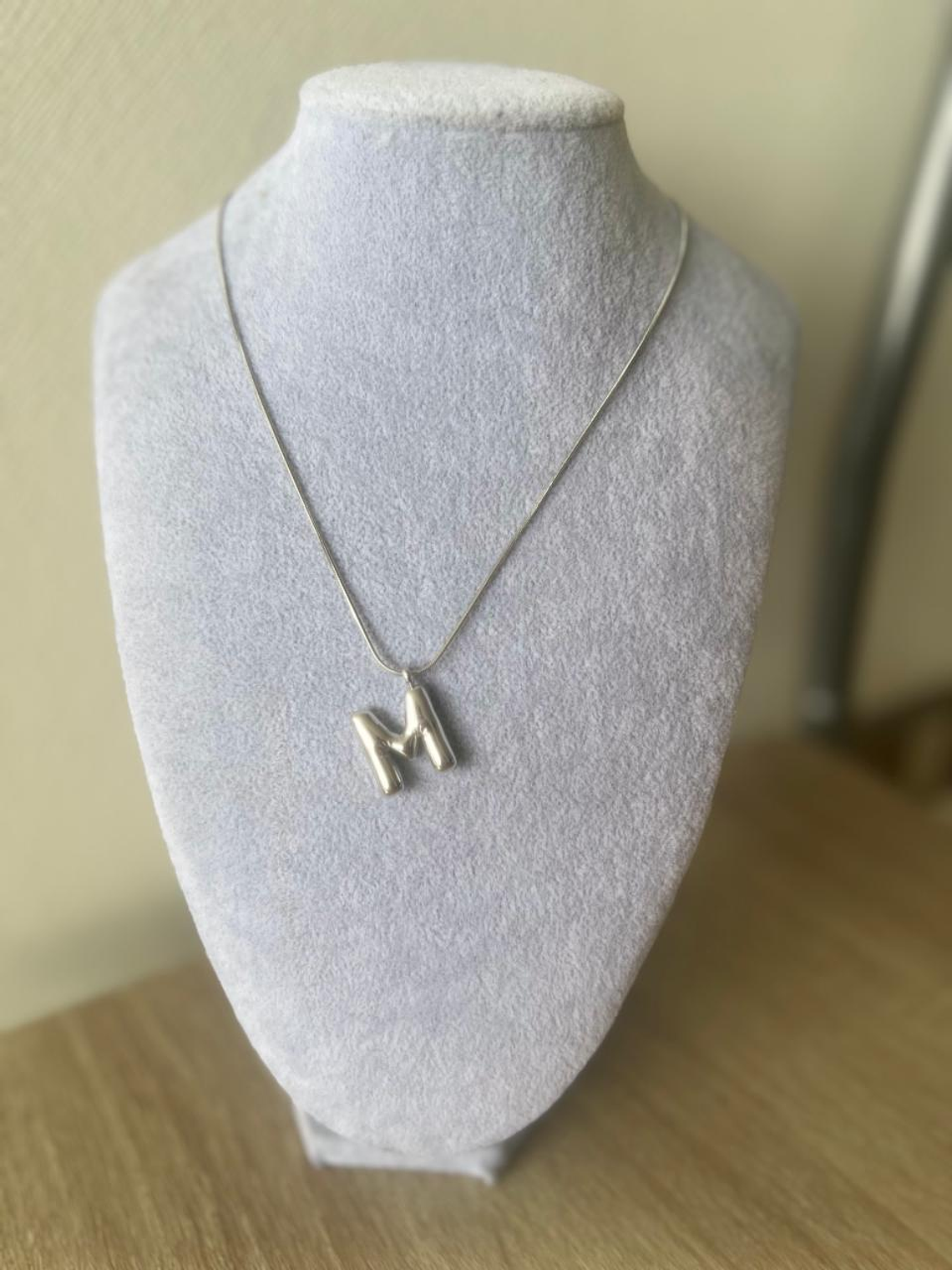 Cadenas Inicial (L, M) Plateada 2