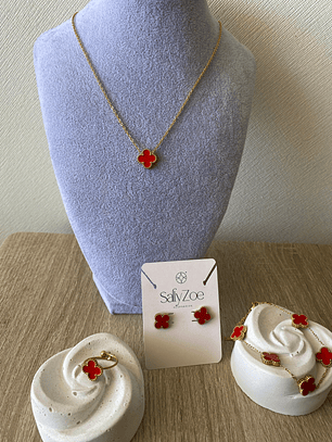 Juego Estilo Van Cleef (Rojo)