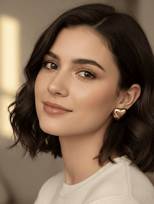 Aros Corazon Lisos (Dorado)