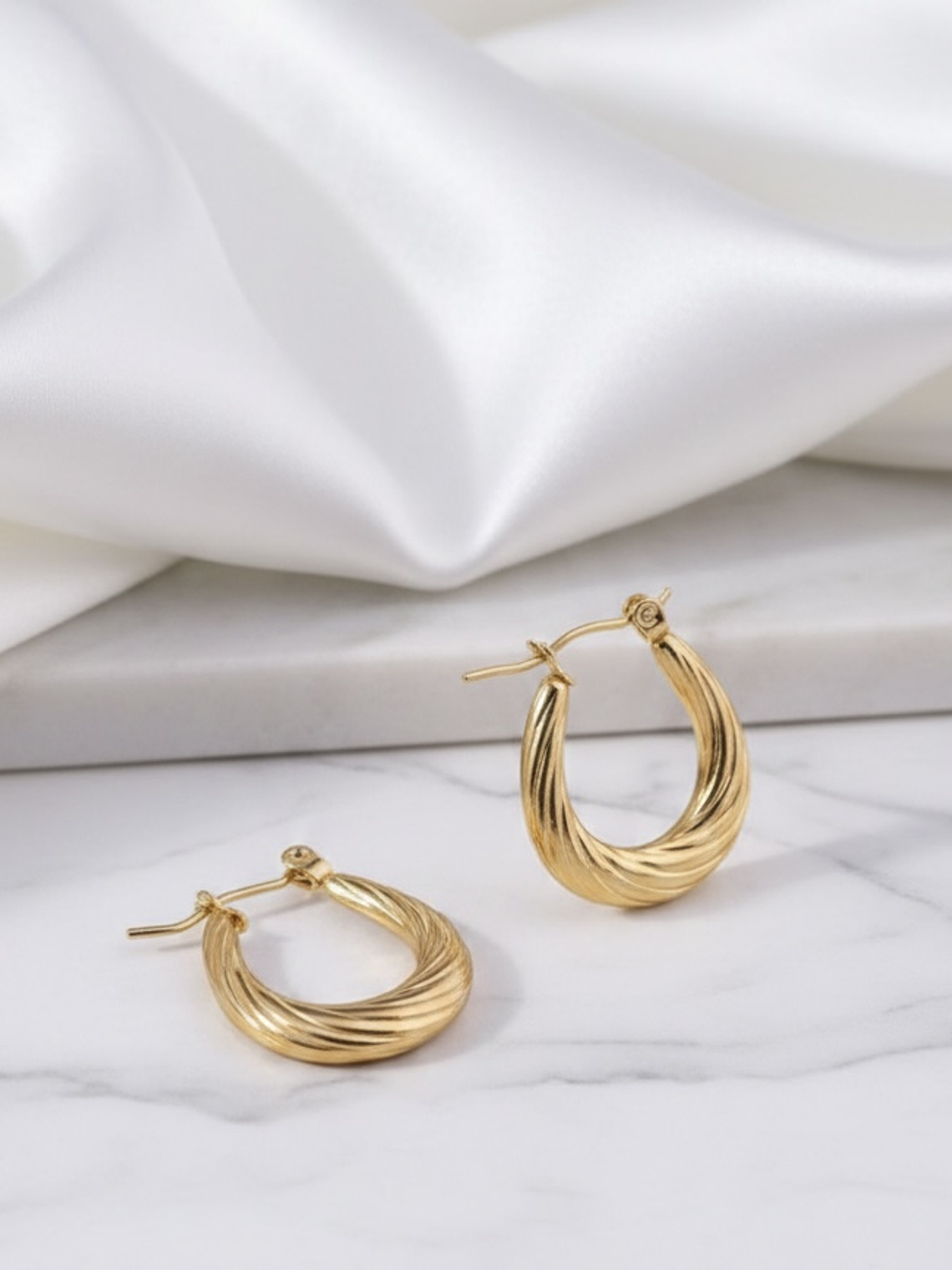 Argollas Semi Torneadas (Doradas) 1