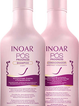 Kit Duo Shampoo + Acondicionador Pos Progress 250 ml (Para el cuidado del Alisado)