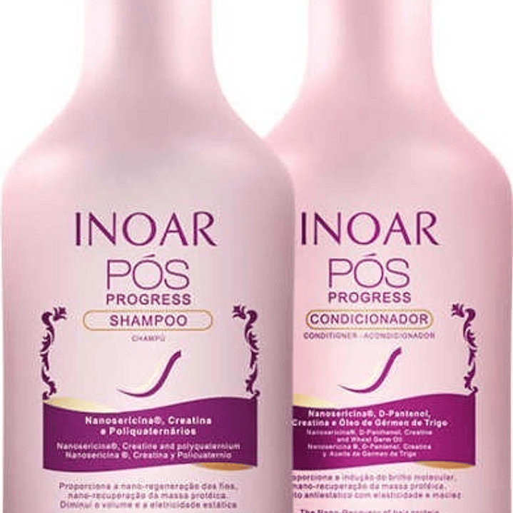 Kit Duo Shampoo + Acondicionador Pos Progress 250 ml (Para el cuidado del Alisado) 2