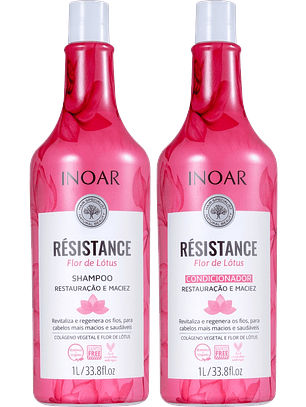 Kit Sh/Ac Resistance Flor de Loto 1litro