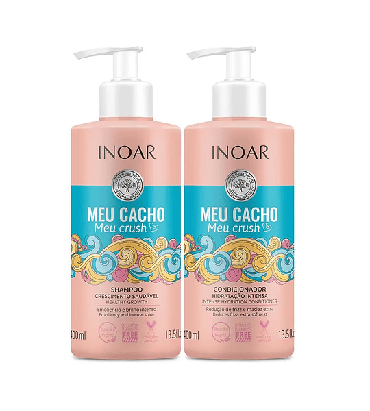 Kit Meu Cacho Shampoo y Acondicionador 