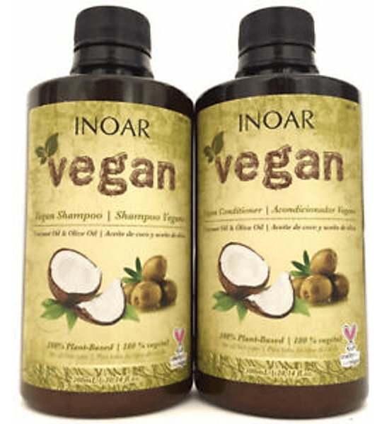 SHAMPOO Y ACONDICIONADOR VEGAN INOAR