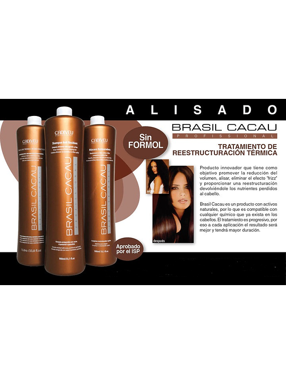 Kit Alisado Brasil CACAU 200 ml