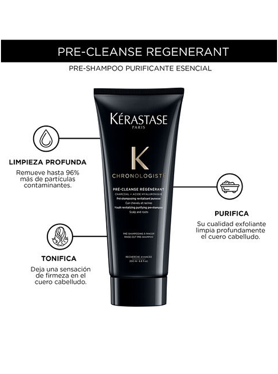 Pre-Shampoo Revitalizador Pre-Cleanse Régénérant Chronologiste 200 ml Kérastase