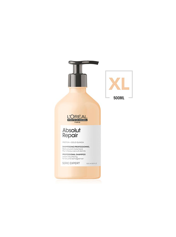 Shampoo Reparación Profunda Cabello Dañado Absolut Repair 500 ml Serie Expert