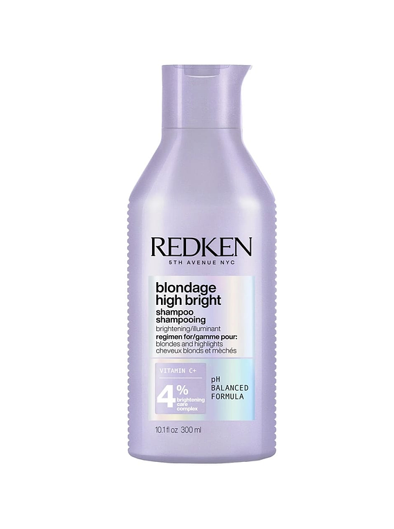 Shampoo con vitamina C Iluminador de Cabello Rubio Blondage High Bright 300ml