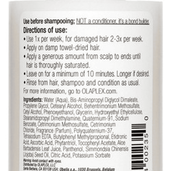  Crema De Tratamiento Olaplex Nº3 Hair Perfector Restauración De 100ml 100g 2