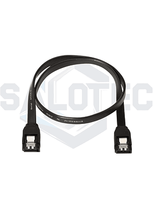 CABLE SATA | 6GBPS | NEGRO | CONECTOR EN L