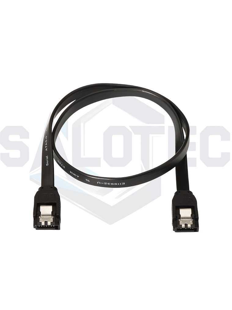 CABLE SATA | 6GBPS | NEGRO | CONECTOR EN L 1