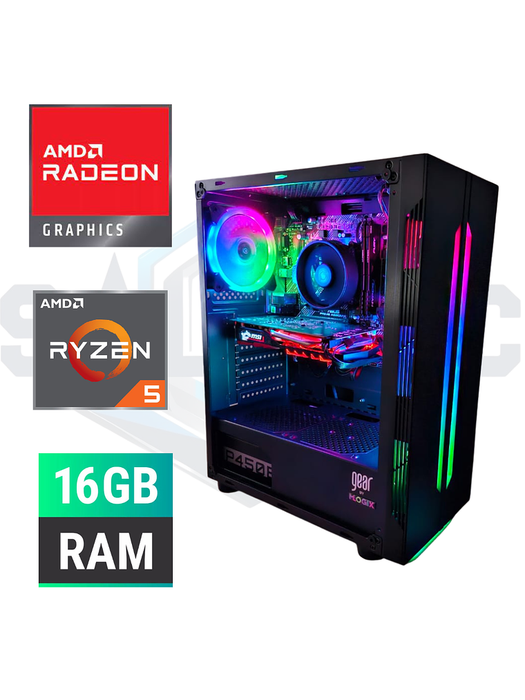PC Gamer Ryzen 5 3500 + GTX 1050 Ti 1